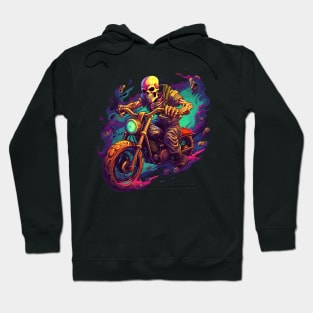 Epic Skeleton Motorcycle Hoodie